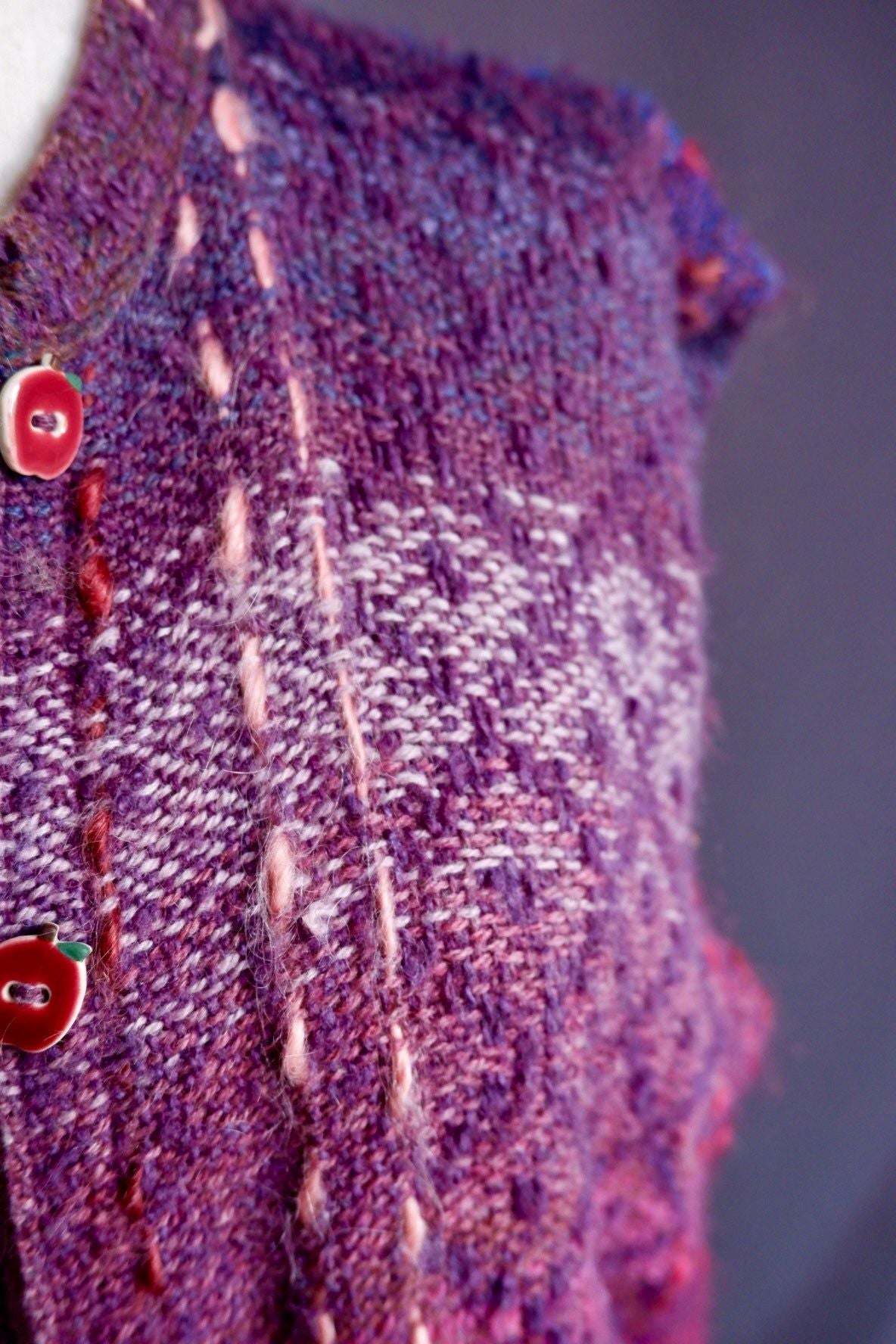 Maggie Doyle Hand Knit Absolutely Adorable Vest M/L