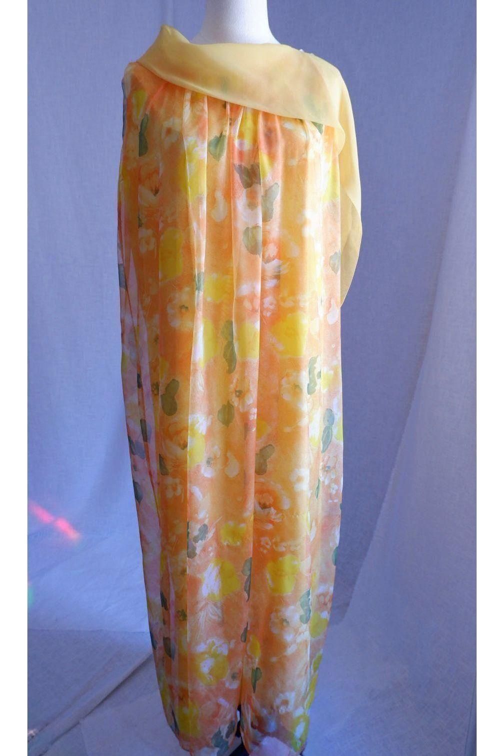 1960s-1970s Georgie Keyloun Caftan – Golden Hour Elegance S/M