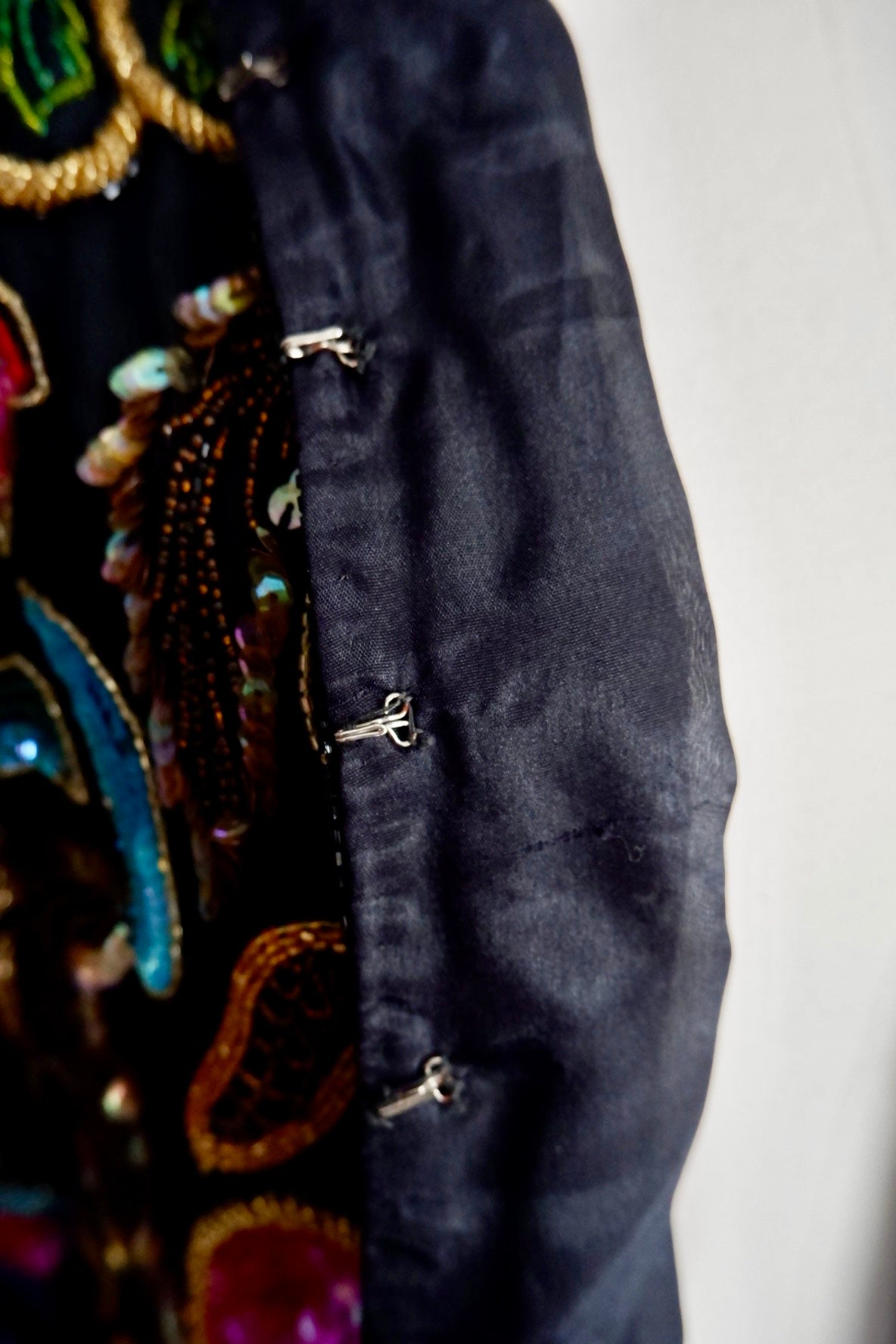 Vintage Beaded Sequin Jacket – Multicolor Embellished