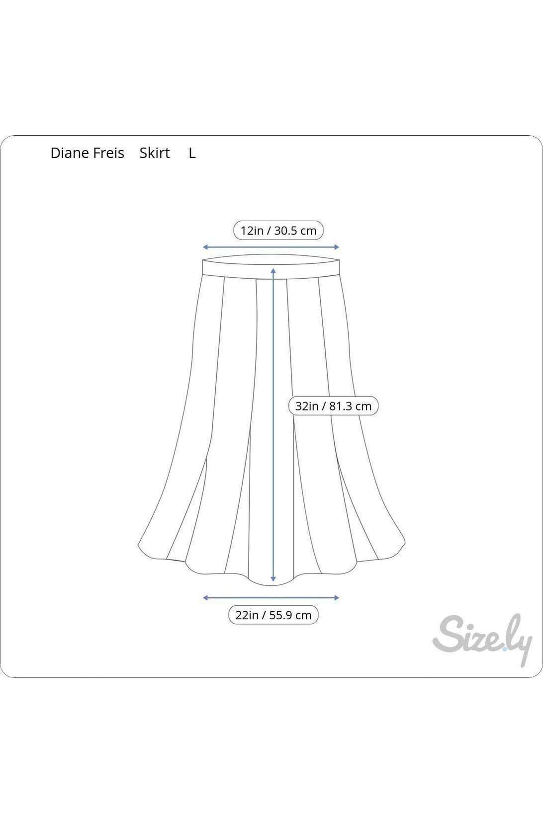 1980s Vintage Diane Freis Pleated Skirt Set With Tie Waist L