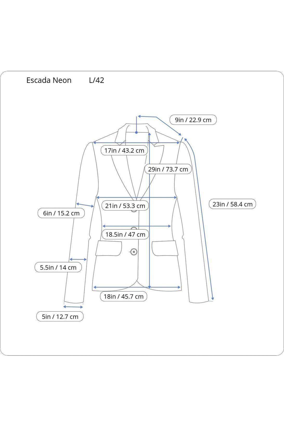 Vintage 1980s Escada by Margaretha Ley Blazer – Artful Color & Bold Style L