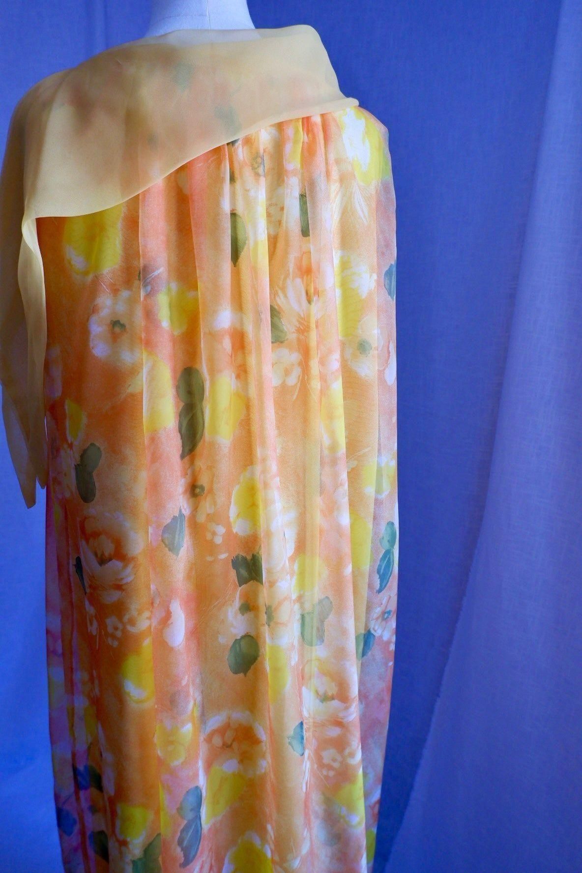 1960s-1970s Georgie Keyloun Caftan – Golden Hour Elegance S/M