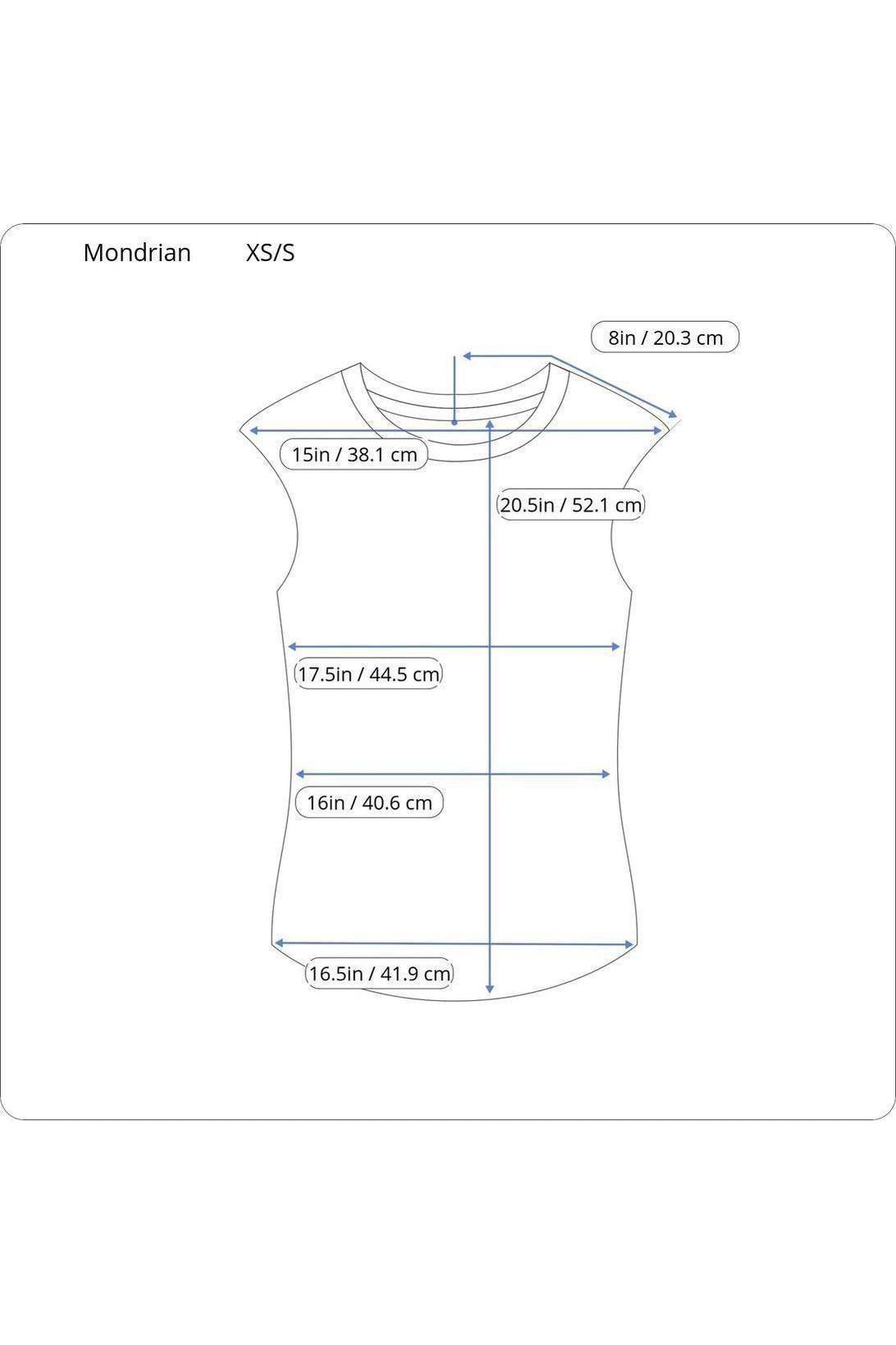 1960s Vintage "Weber Original" Mondrian-Inspired Sleeveless Top XS/S