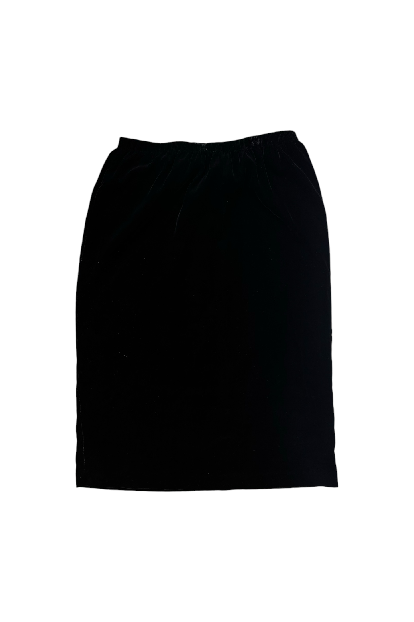 black velvet skirt