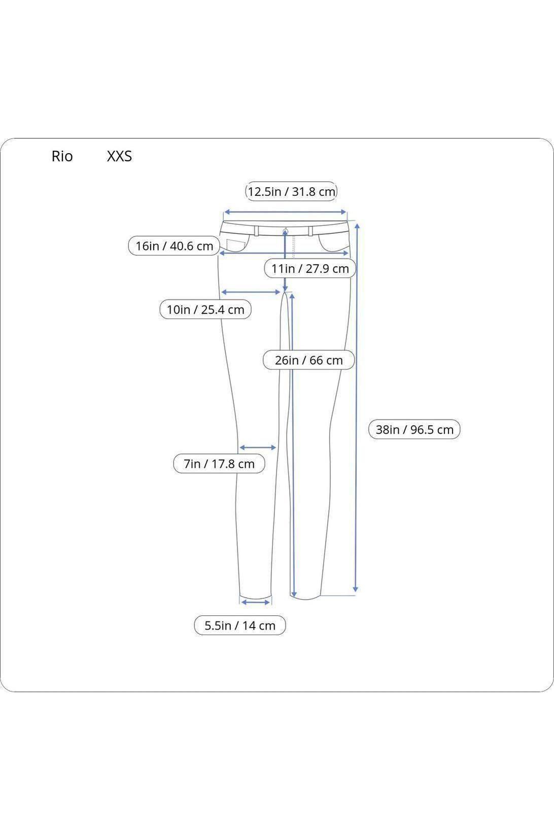1980s Vintage Rio High-Rise Jeans XS