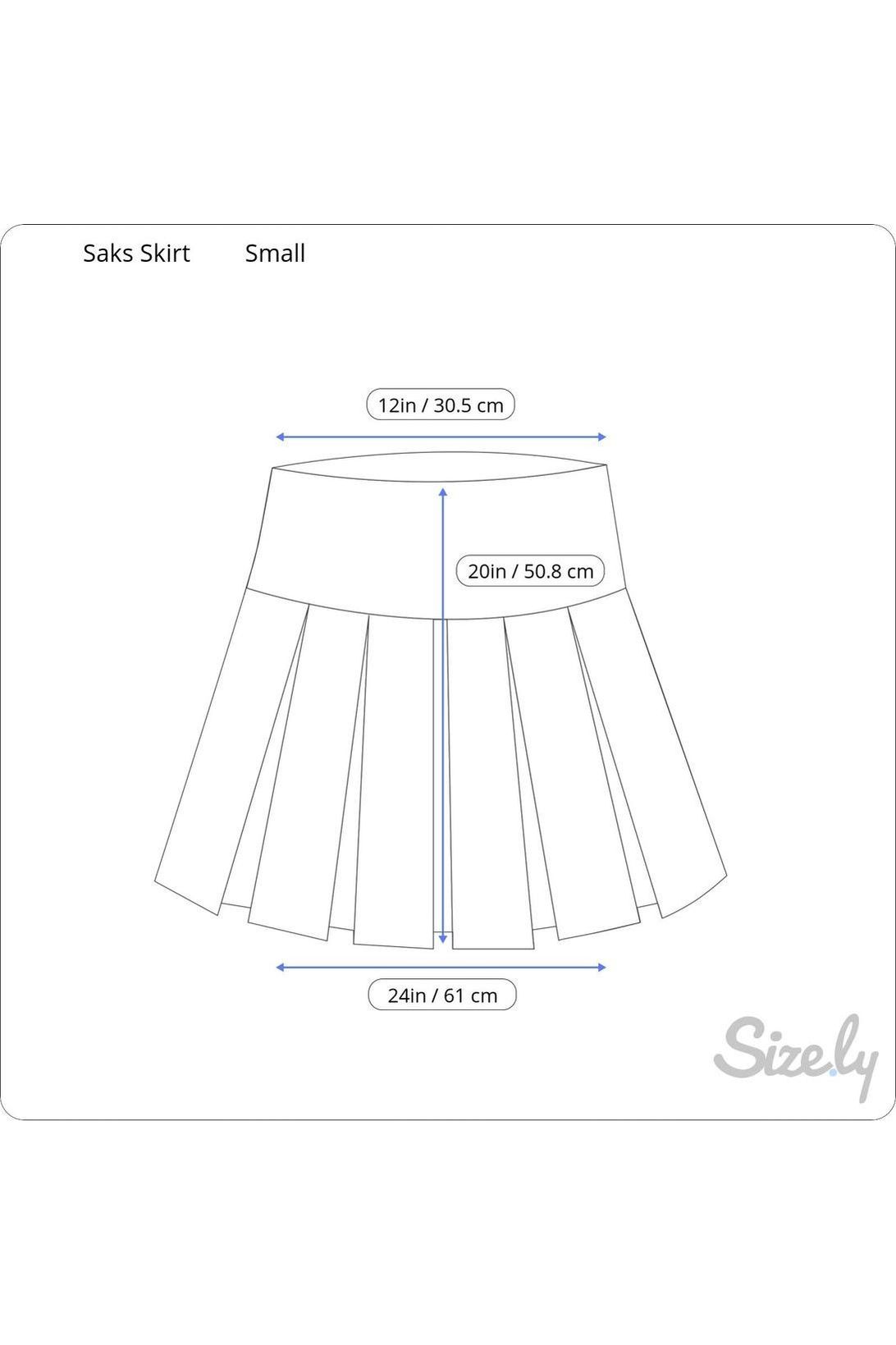 1960s Saks Fifth Avenue Navy & White Geometric Skirt Set Small