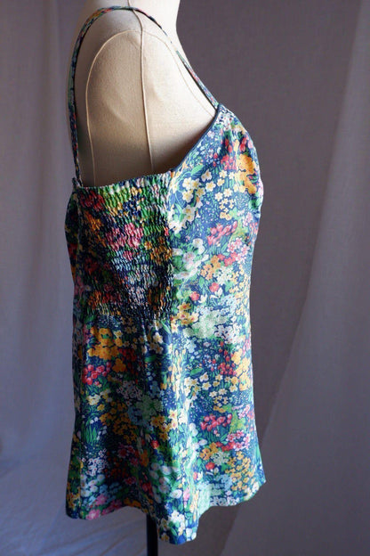 1970s Ceeb Floral Playsuit