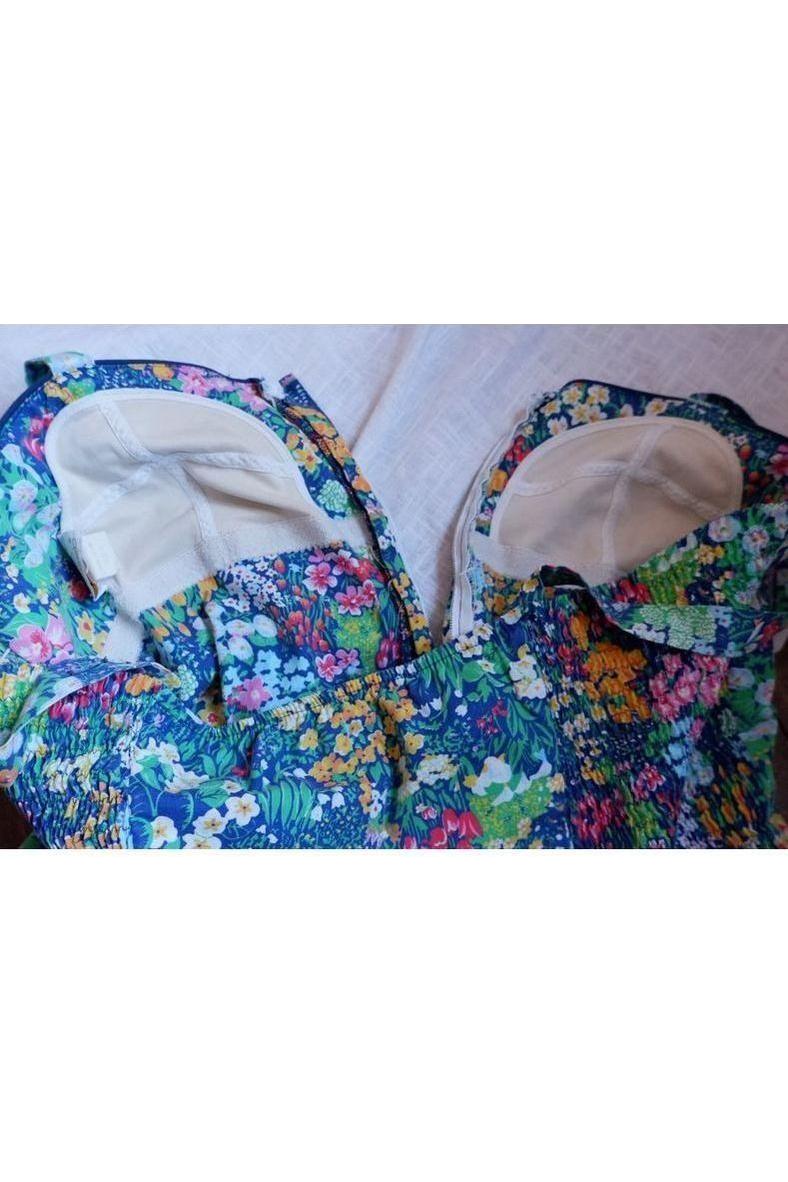 1970s Ceeb Floral Playsuit