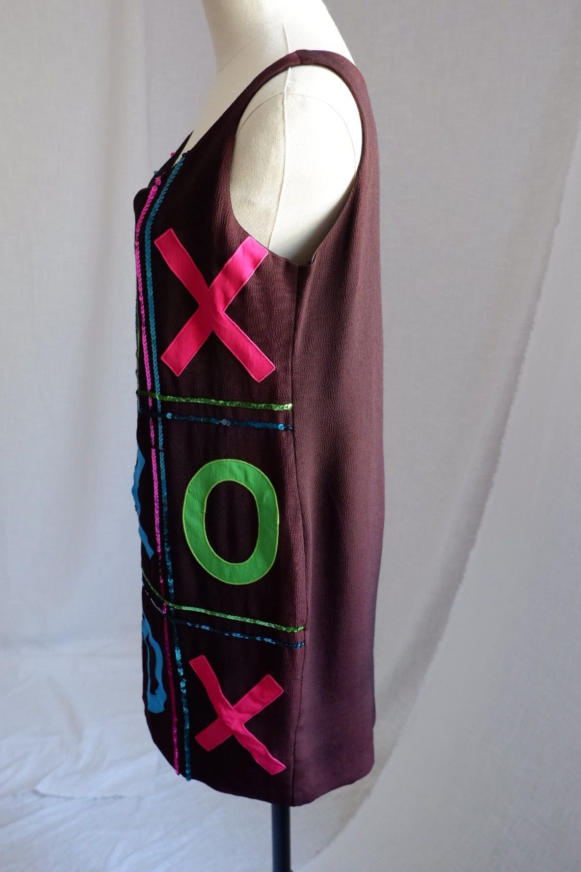 Vintage Holly Sharp XOXO Appliqué Dress (M)