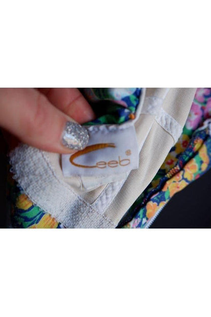 1970s Ceeb Floral Playsuit