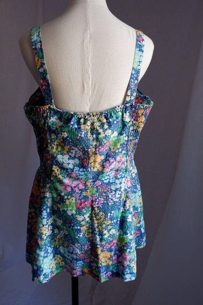 1970s Ceeb Floral Playsuit