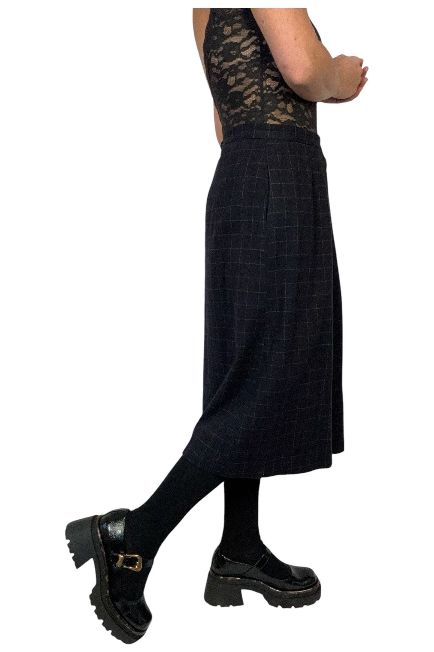 1950s vintage frostmann wool skirt