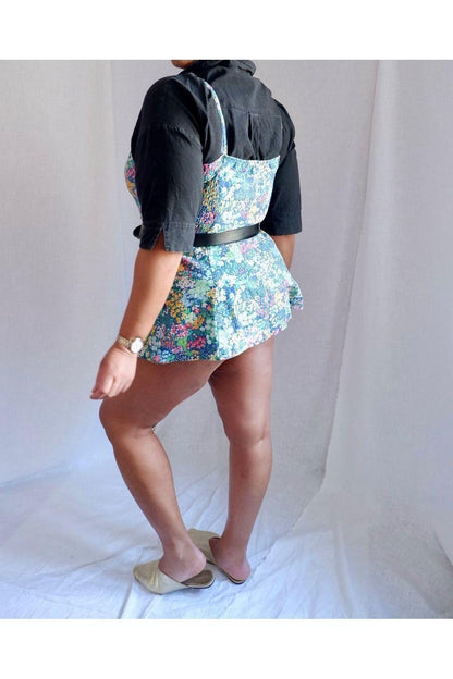 1970s Ceeb Floral Playsuit