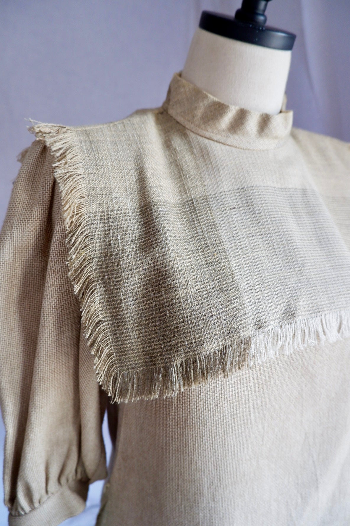 1970s Union Made Bonwit Teller Linen Skirt Set