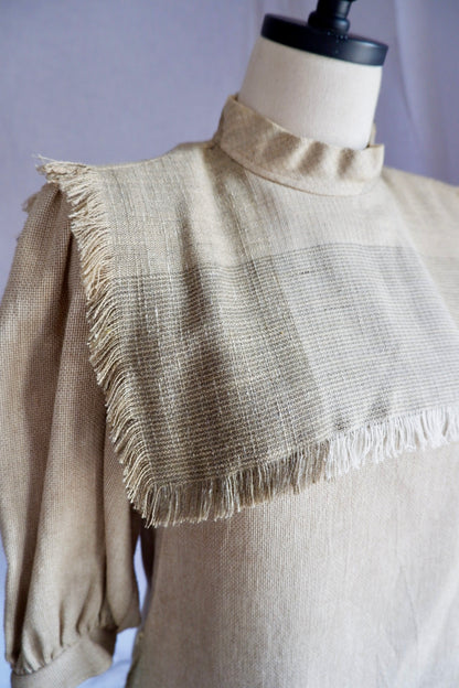 1970s Union Made Bonwit Teller Linen Skirt Set