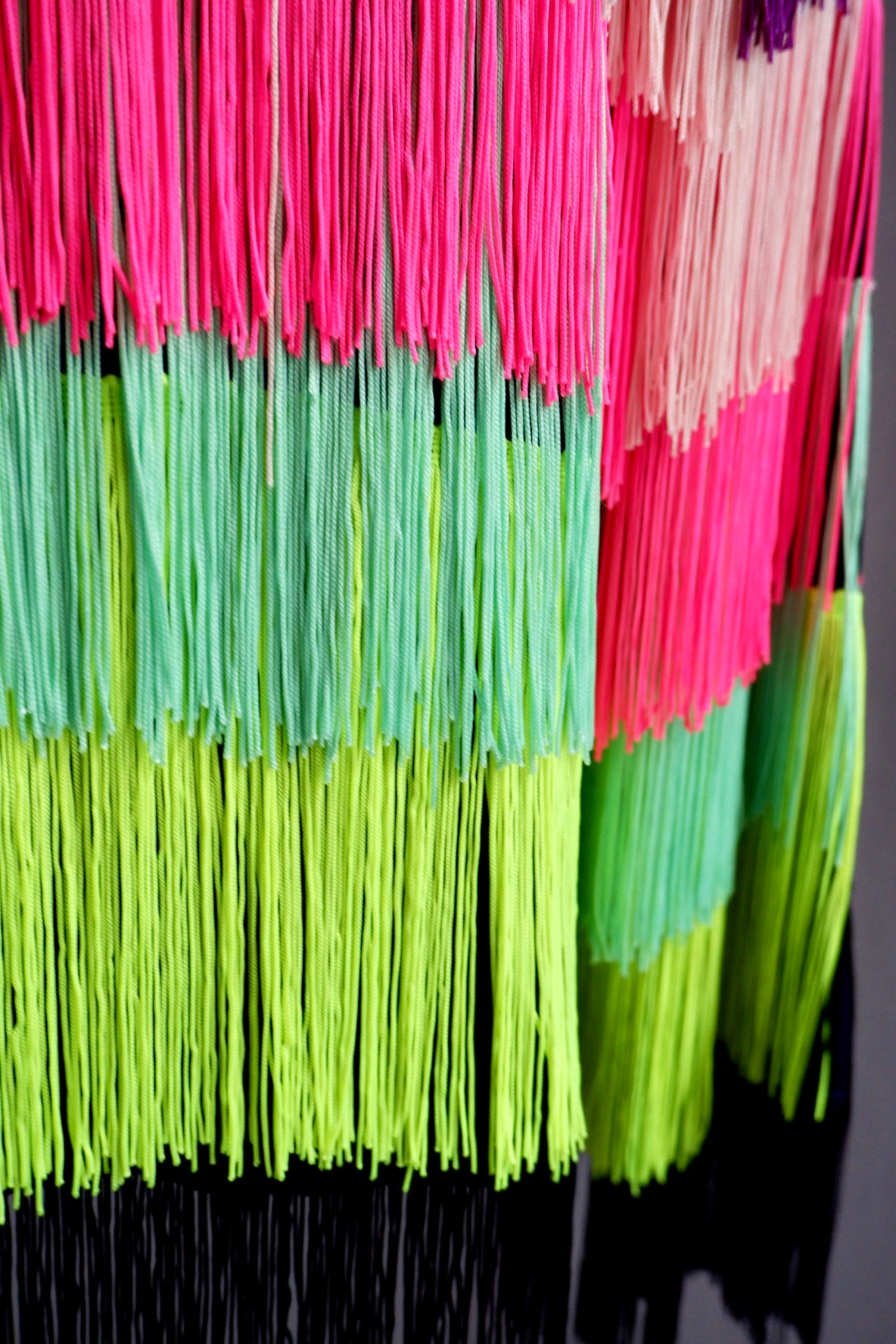 1980s/90s Rainbow Fringe Jacket
