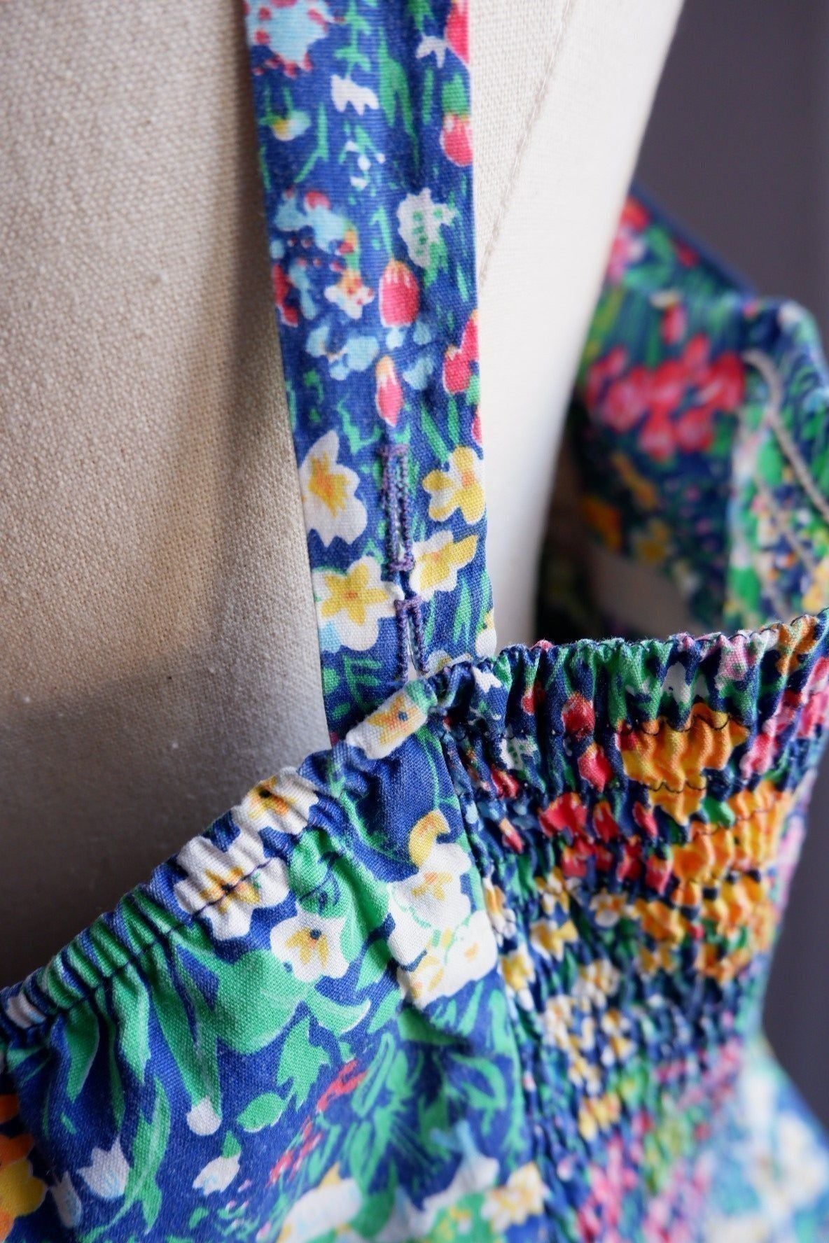 1970s Ceeb Floral Playsuit