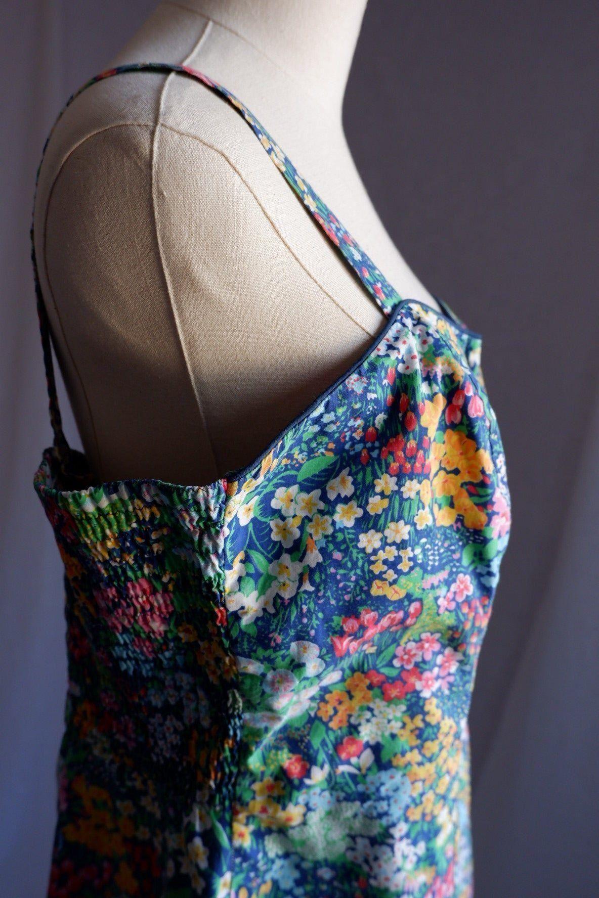 1970s Ceeb Floral Playsuit