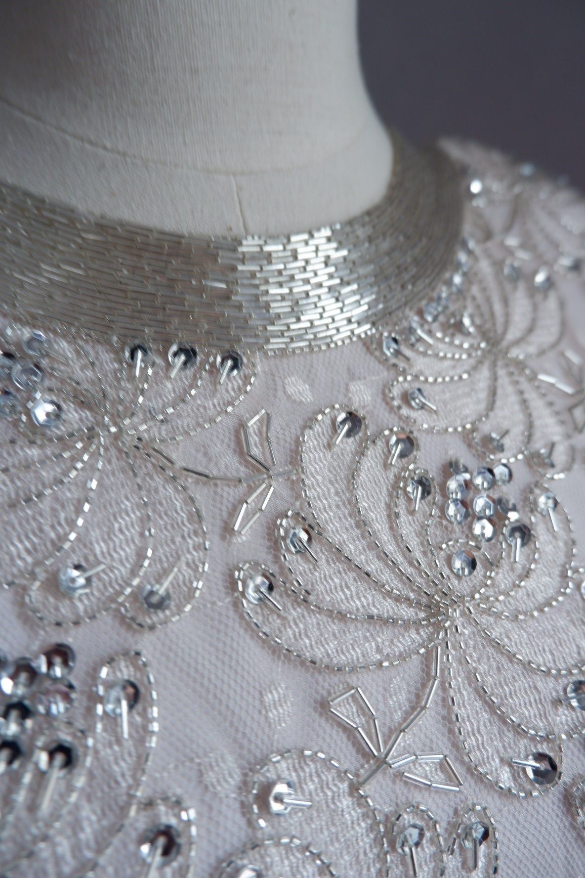 1980s Deadstock Lilli Rubin Beaded Dress – Rare Plus-Size Fit (Up to 2XL!)