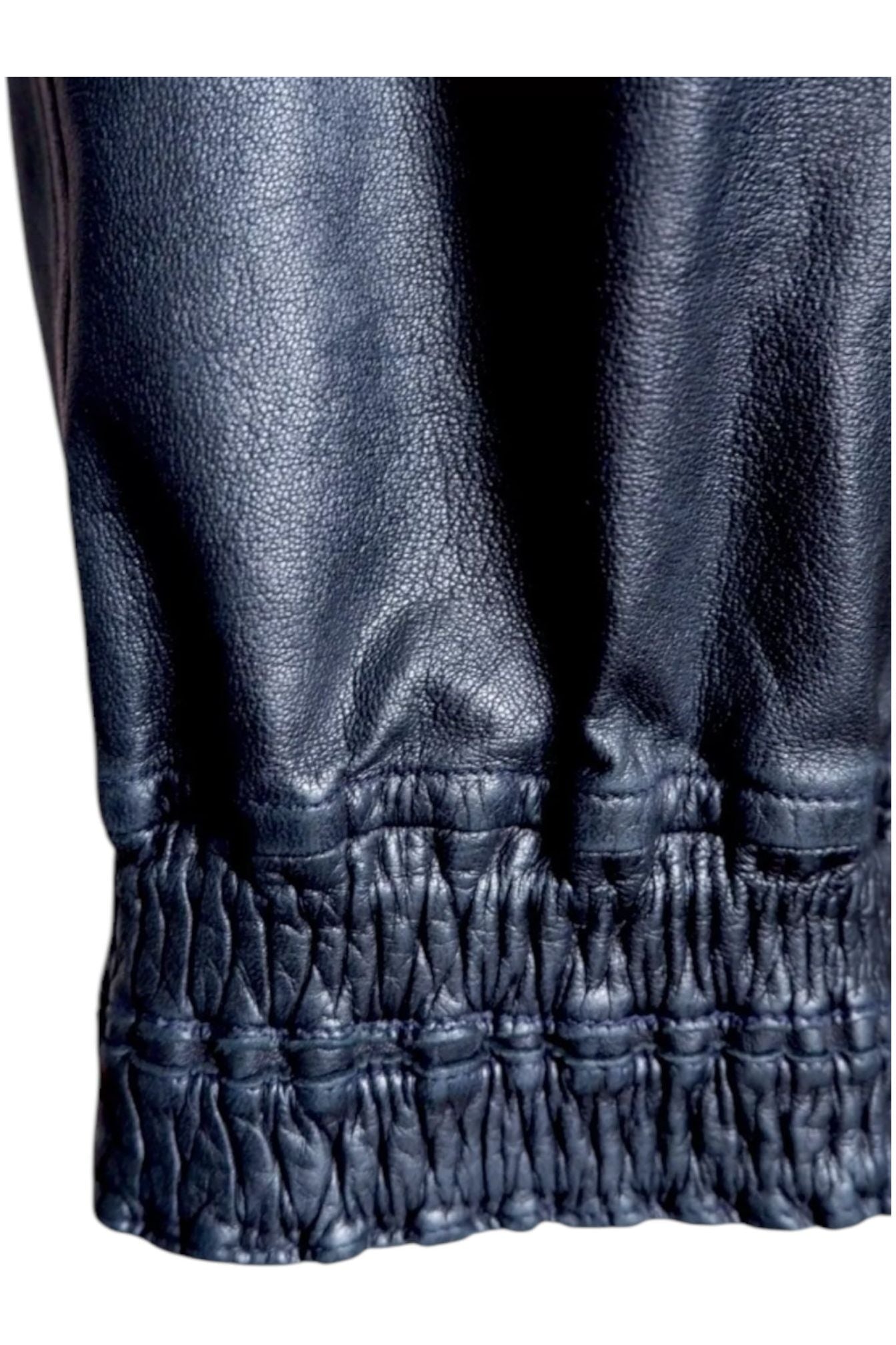 Rare Zilli Black Lambskin Leather Jacket – Unlined Single-Cut Hide (Amphiboles Paris Exclusive)