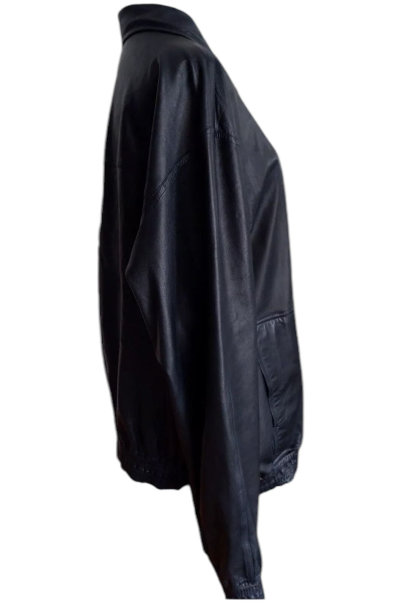 Rare Zilli Black Lambskin Leather Jacket – Unlined Single-Cut Hide (Amphiboles Paris Exclusive)