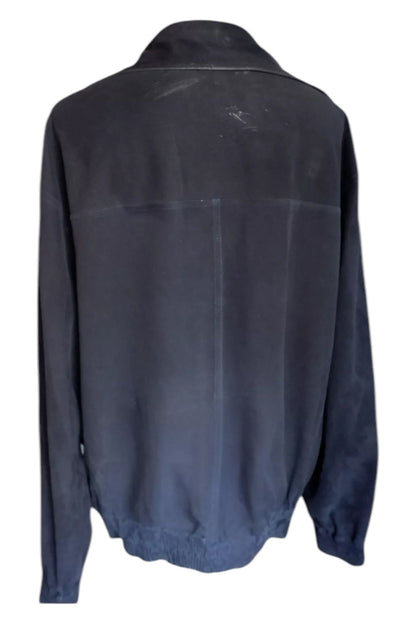Rare Zilli Black Lambskin Leather Jacket – Unlined Single-Cut Hide (Amphiboles Paris Exclusive)