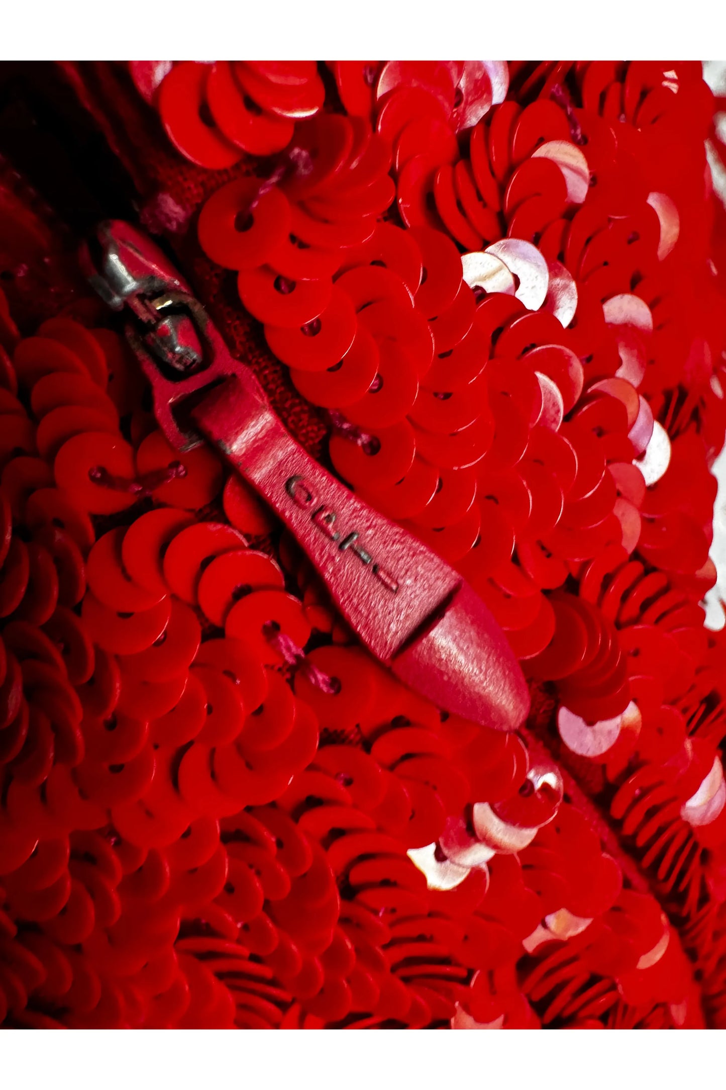 1991 Valentino Haute Couture Red Sequin Mini Dress – Paris Runway Closing Piece