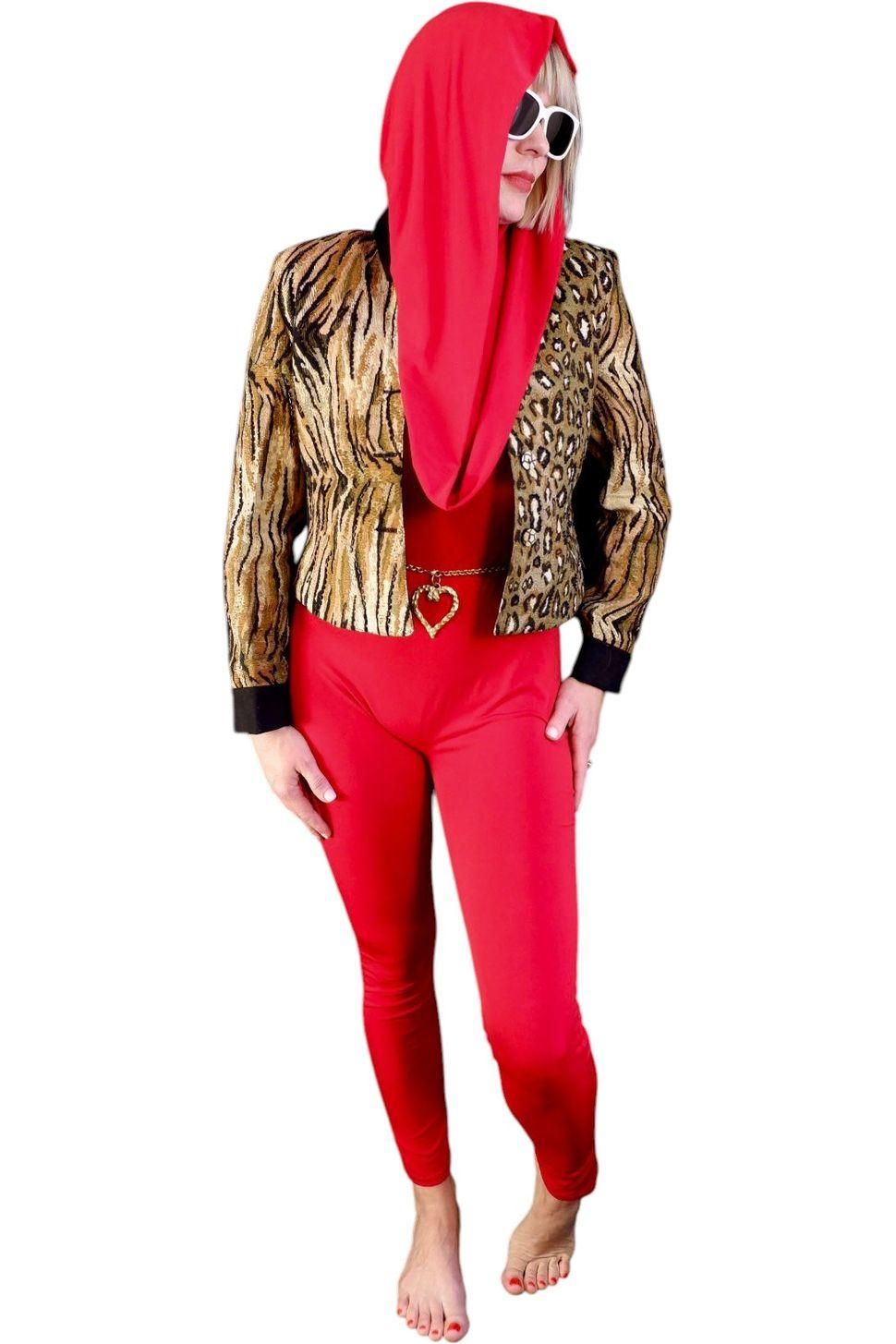 1980s/90s Deadstock Jacobson’s Detroit Animal Print Jacket – Original Tags XS/S