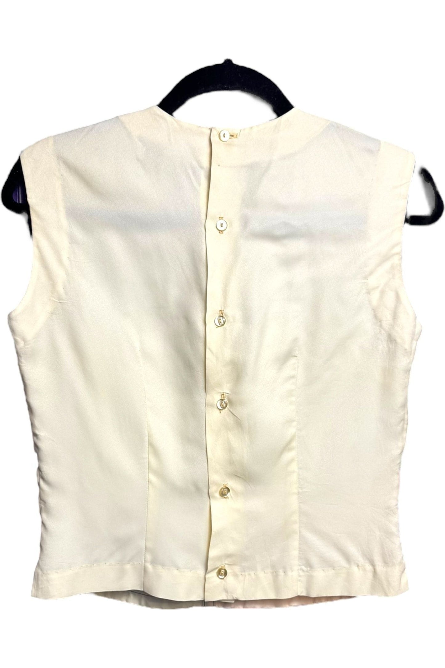 1960s Vintage "Weber Original" Mondrian-Inspired Sleeveless Top XS/S