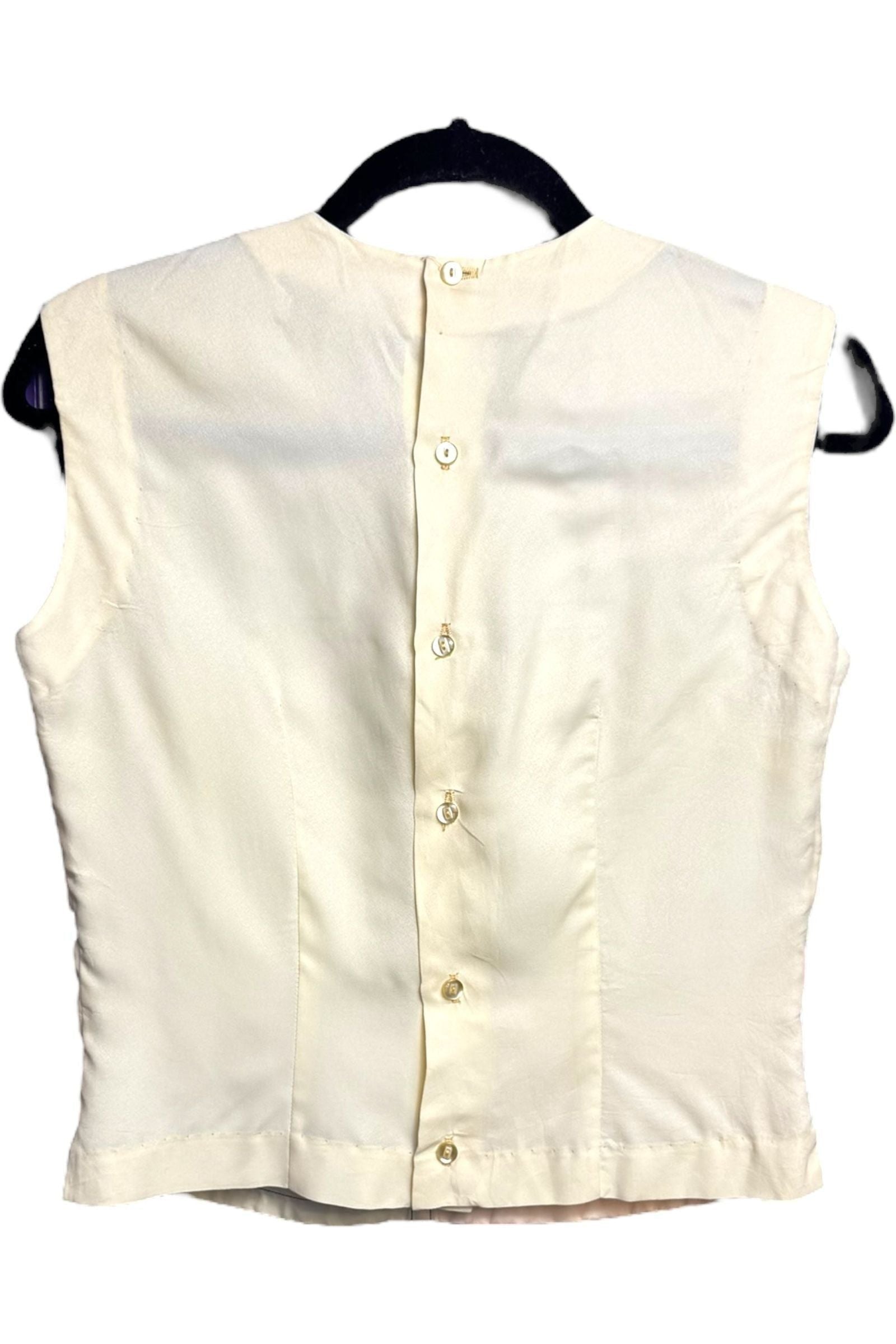 1960s Vintage "Weber Original" Mondrian-Inspired Sleeveless Top XS/S