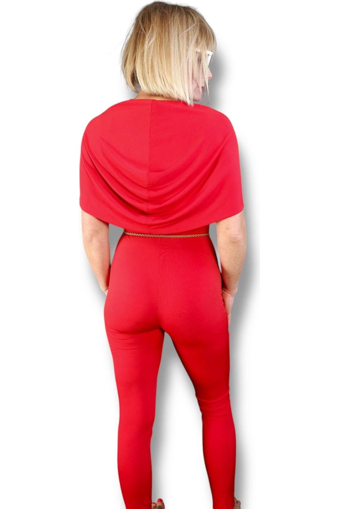 Fashion Love “Little Red Riding Hood” Jumpsuit – Made in USA
