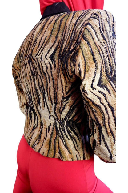1980s/90s Deadstock Jacobson’s Detroit Animal Print Jacket – Original Tags XS/S