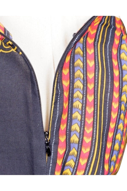90s/y2k Vintage D & G Multicolor Geometric Print Flared Pants XS