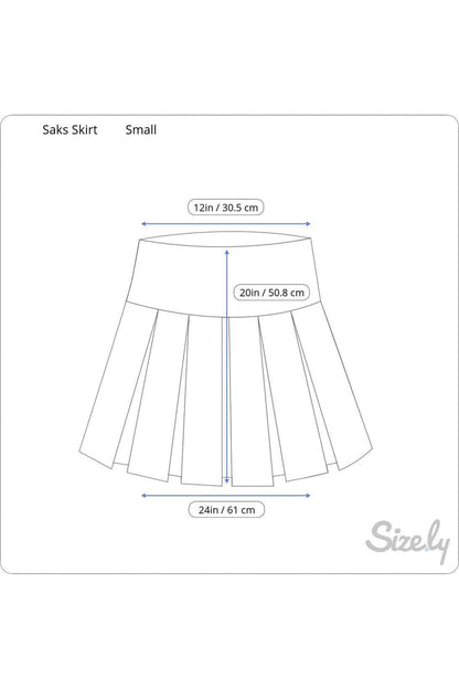 1960s Saks Fifth Avenue Navy & White Geometric Skirt Set Small